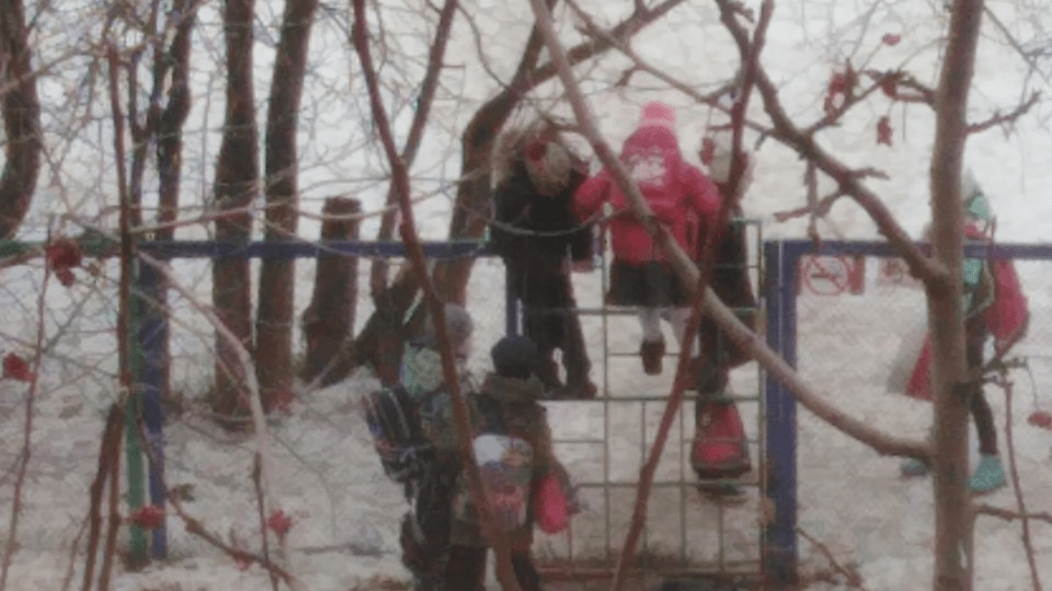 Физкультура каждый день: ученики челябинской школы попадают на уроки, перелезая через забор