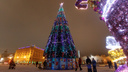 «Собирал по крупицам»: смотрим на нарядившийся к Новому году Волгоград с высоты