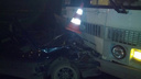 В Самаре водитель Lada попал в больницу после лобового столкновения с ПАЗ