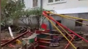 Коммунальщики превратили двор дома на Турмалиновской в перепаханное поле