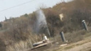 На Московском шоссе из-за коммунальной аварии забил фонтан