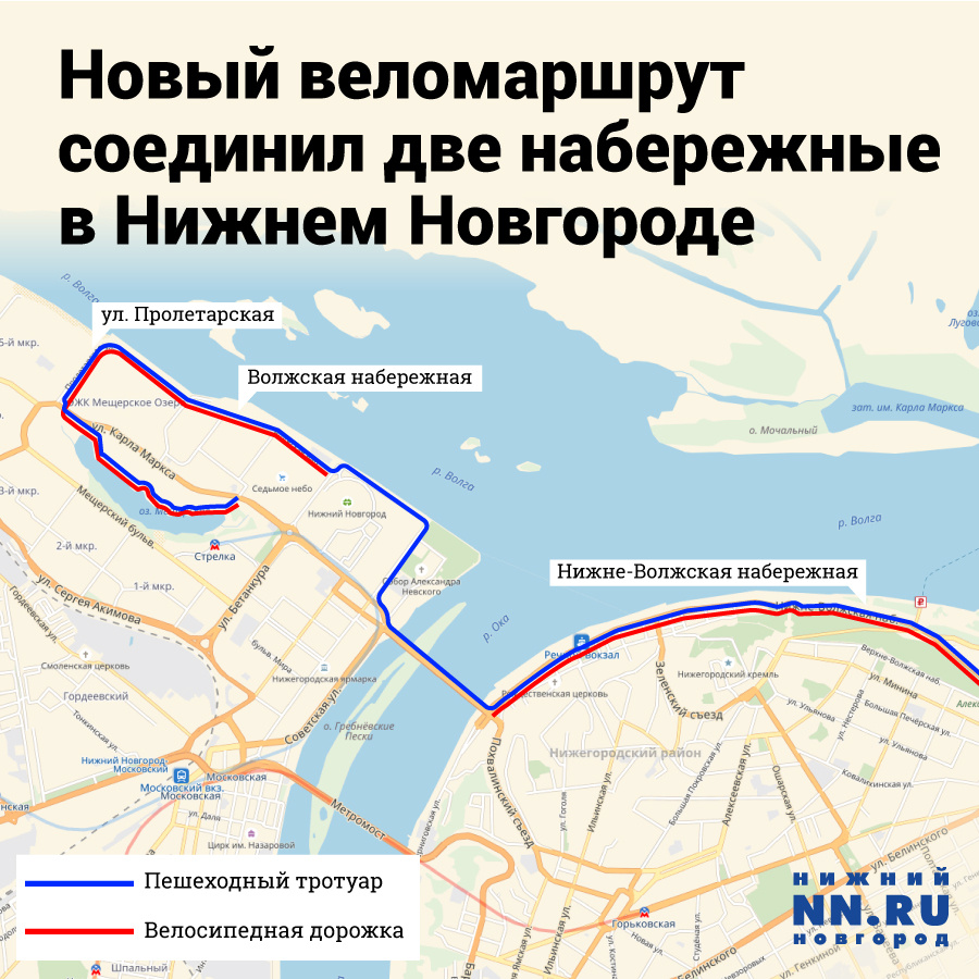 Карта нижнего новгорода маршруты