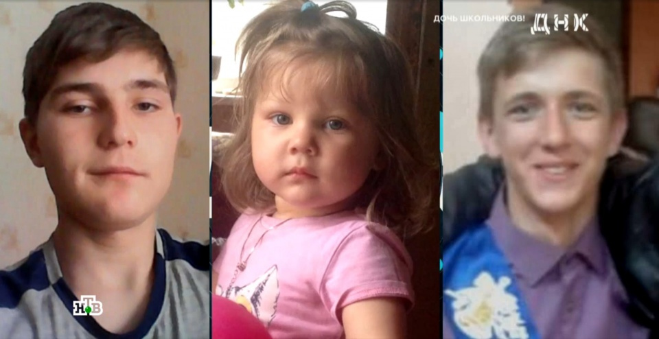 Одна семья была уверена, что дочь Валерии похожа на Дениса (слева), другая видела общие черты с Владимиром (справа)