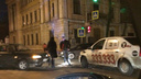 Такси «Тройка» угодило в ДТП под окнами управления МВД