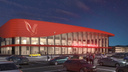 Красный цвет и много стекла: в Сеть выложили проект будущего терминала челябинского аэропорта