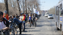 Самарские велосипедисты решили отметить весну массовым заездом и парадом в нарядах