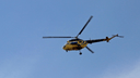 Вертолет силовых структур экстренно приземлился в Назаровском районе
