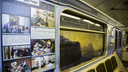 В новосибирском метро появился вагон с картинами