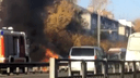 В Нижнем Новгороде на светофоре сгорел автомобиль