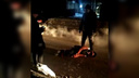 «Выскочила из-за сугроба»: иномарка сбила пешехода в Октябрьском районе