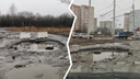 «Поставьте мэра в эту яму»: как после откачки воды из гигантской лужи изменилась дорога в Брагино