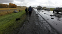 Mercedes влетел в большегруз на трассе под Новосибирском: два человека погибли