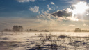 Слабые снежинки и туманы: новосибирцы дождались спокойной погоды с умеренными морозами