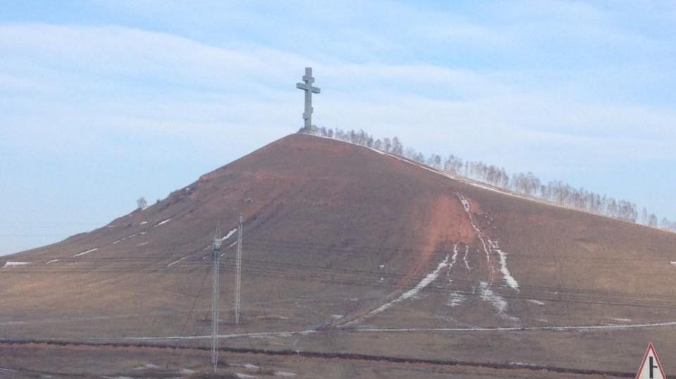 Крест над Красноярском