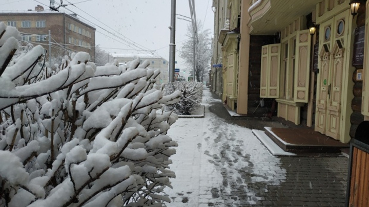 Красноярцев ждет необычайно теплая и снежная неделя