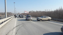 «Хонда» выбросила «Ниссан» в отбойник на Советском шоссе: пострадала девушка