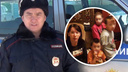 Участковый в Челябинской области вытащил из дома задыхающуюся мать с четырьмя детьми