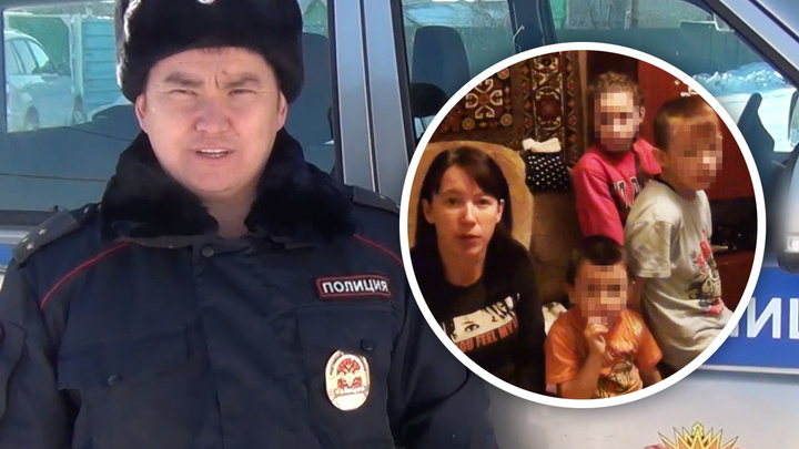 Участковый в Челябинской области вытащил из дома задыхающуюся мать с четырьмя детьми