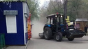 Технология такая: трактор устроил пыльную бурю во время уборки в «Берёзовой роще»
