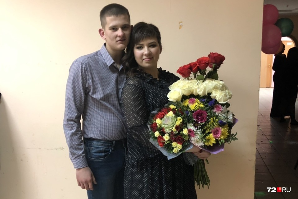 Юрий Ференц с сестрой Кристиной