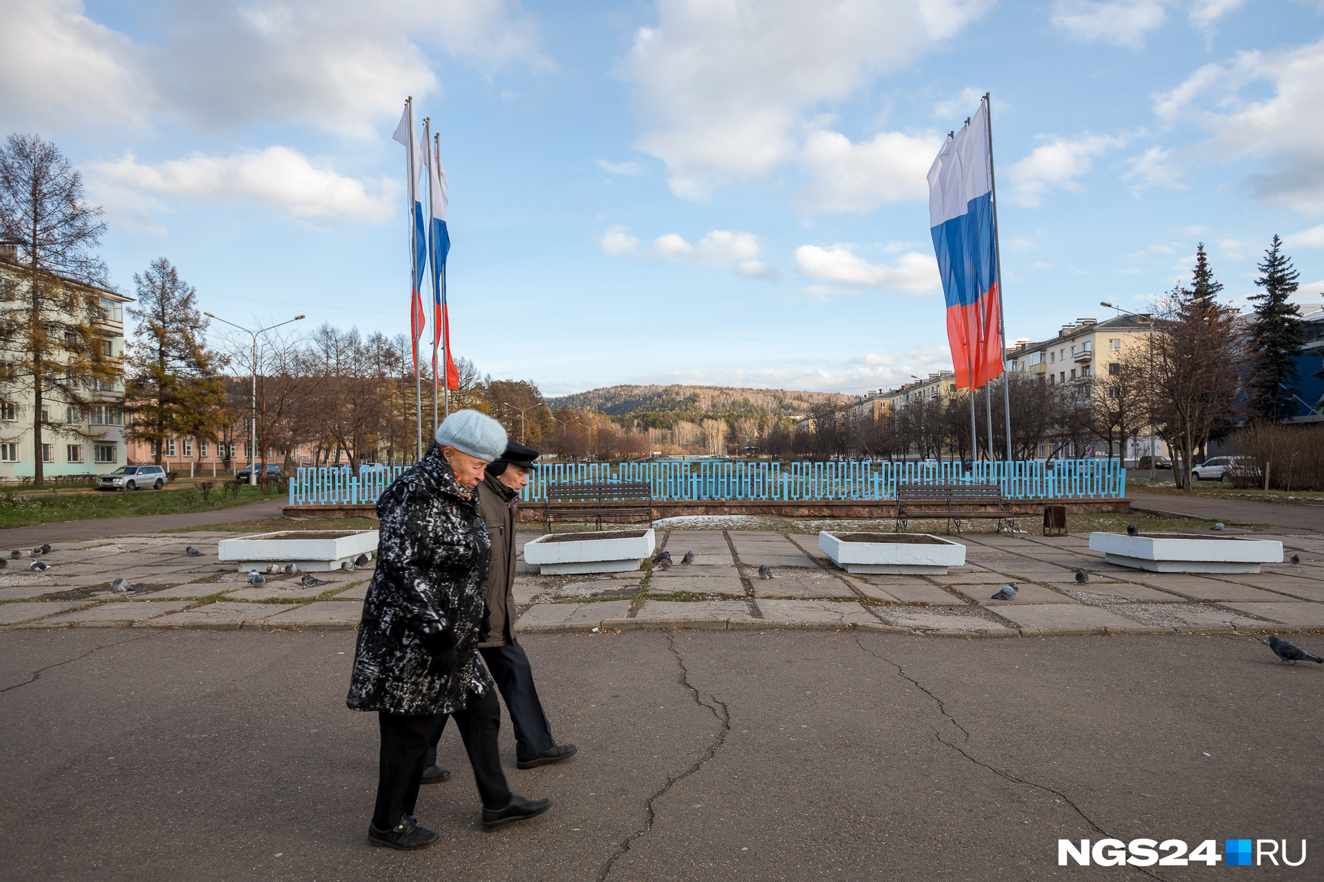 Одна из центральных улиц Одна из центральных улиц