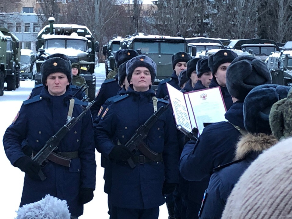 Руслан (второй слева) во время присяги Руслан (второй слева) во время присяги