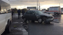 «Приора» влетела в маршрутку: в ДТП под Тольятти серьезно пострадал пассажир «Лады»