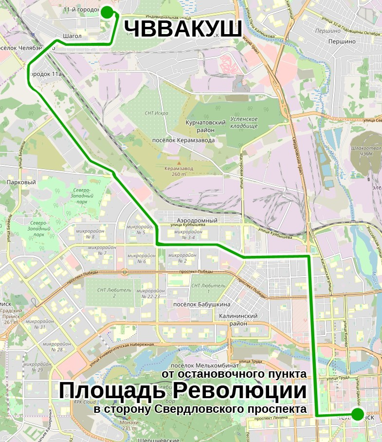 Панорамная карта челябинска