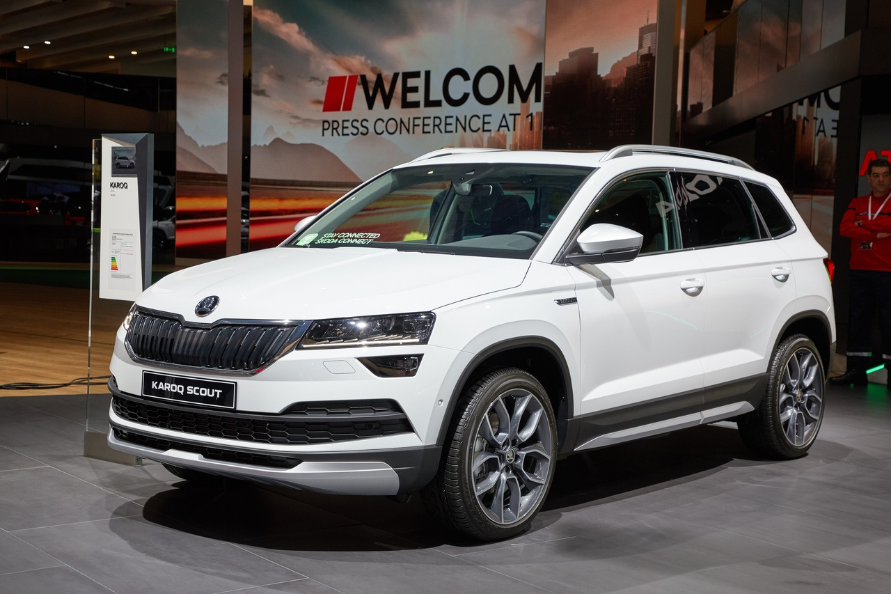 Кроссовер ŠKODA KAROQ SCOUT с особым характером и харизмой<br> Кроссовер ŠKODA KAROQ SCOUT с особым характером и харизмой<br>