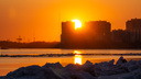 Зима уходит в закат: фоторепортаж о начале ледохода в Омске