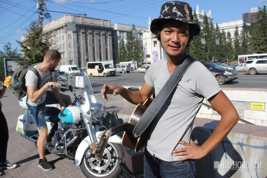 Накадзима Дзюндзи в Новосибирске в августе прошлого года