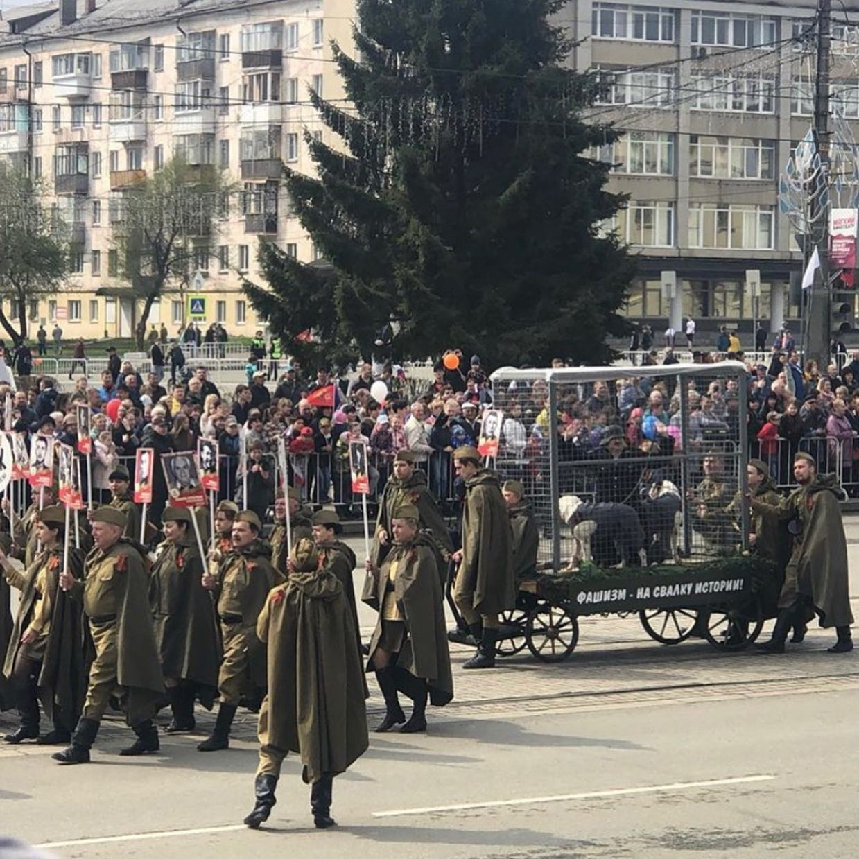 шествие пленных немцев в москве