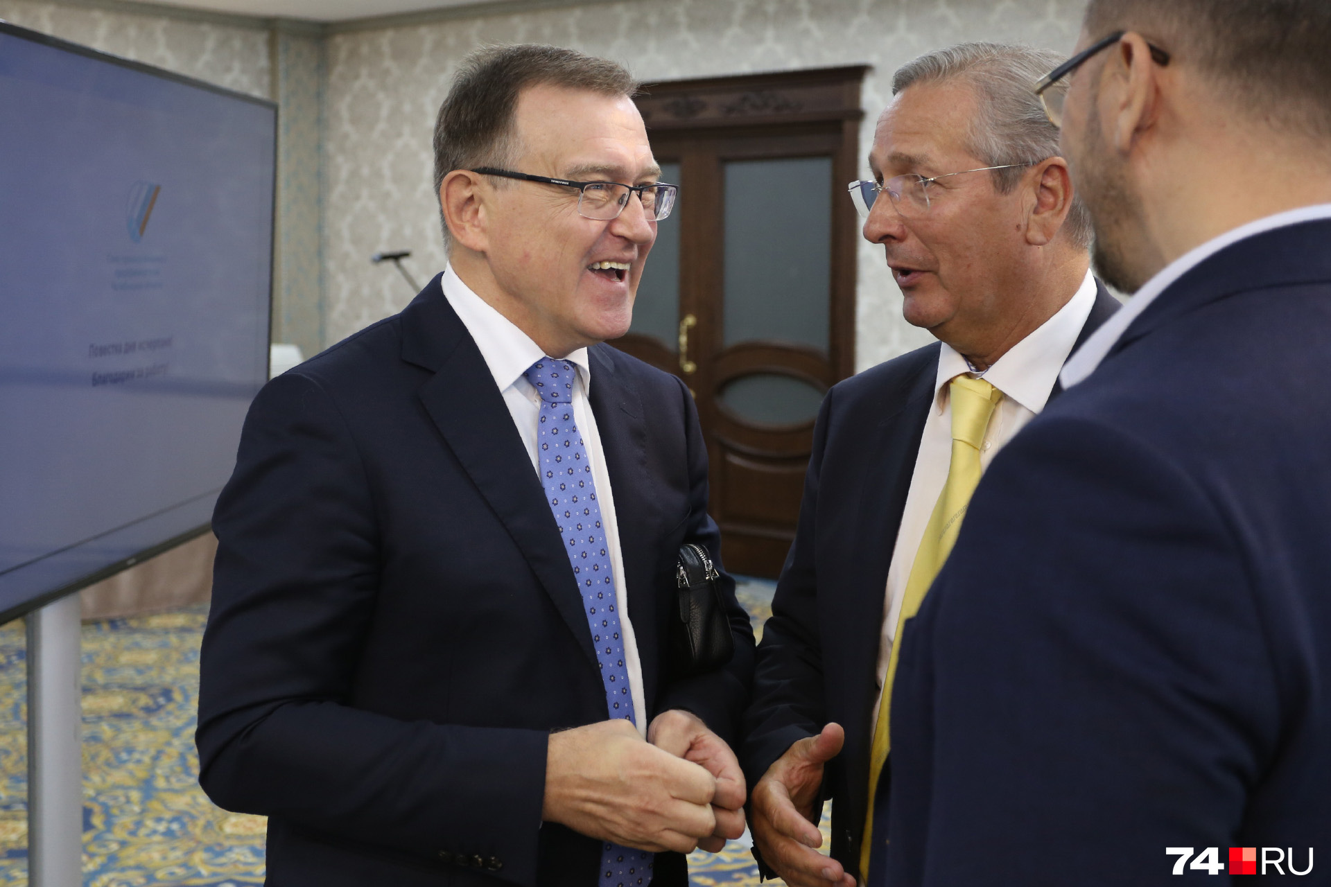 Новый министр промышленности Павел Рыжий (слева) нашел общий язык с бизнес-омбудсменом Александром Гончаровым 