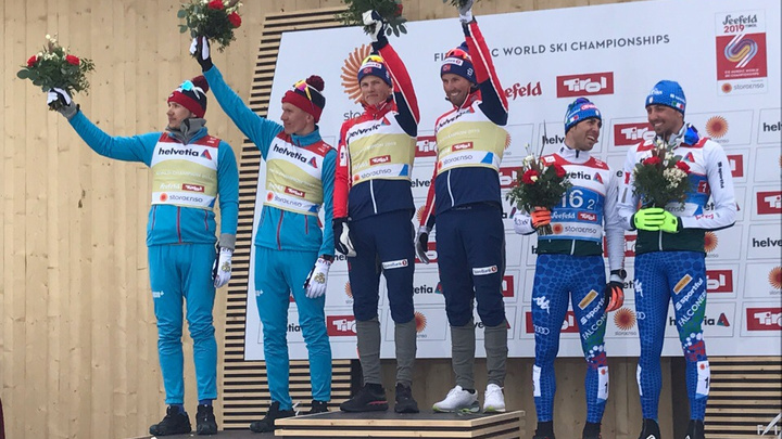 Тюменские лыжники Большунов и Ретивых стали вице-чемпионами мира в командном спринте
