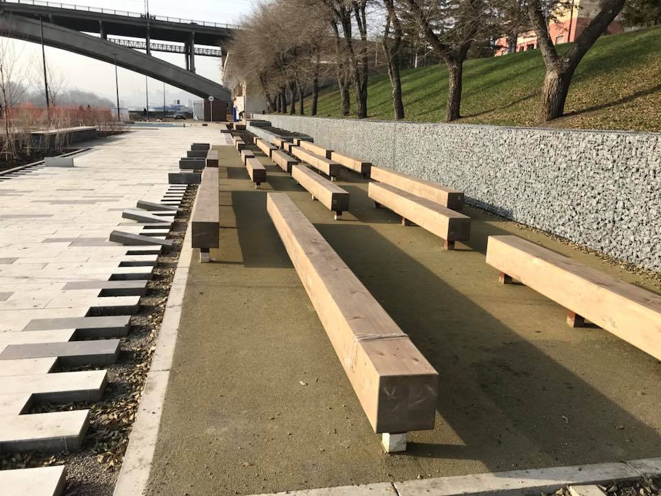 Любимое место для прогулок теперь выглядит так Любимое место для прогулок теперь выглядит так