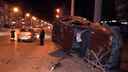 В Дзержинске пьяный водитель без прав пытался скрыться от полиции, но его остановил столб
