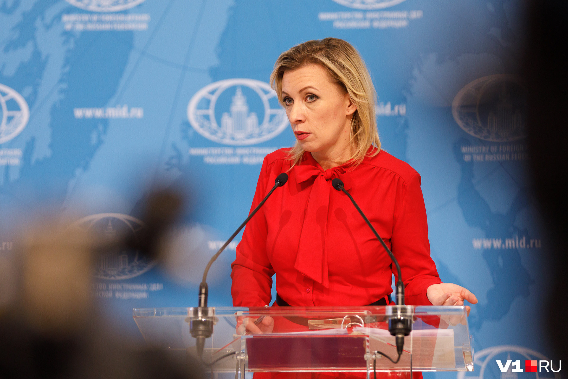 Представитель МИДа была готова говорить не только о внешней политике Представитель МИДа была готова говорить не только о внешней политике