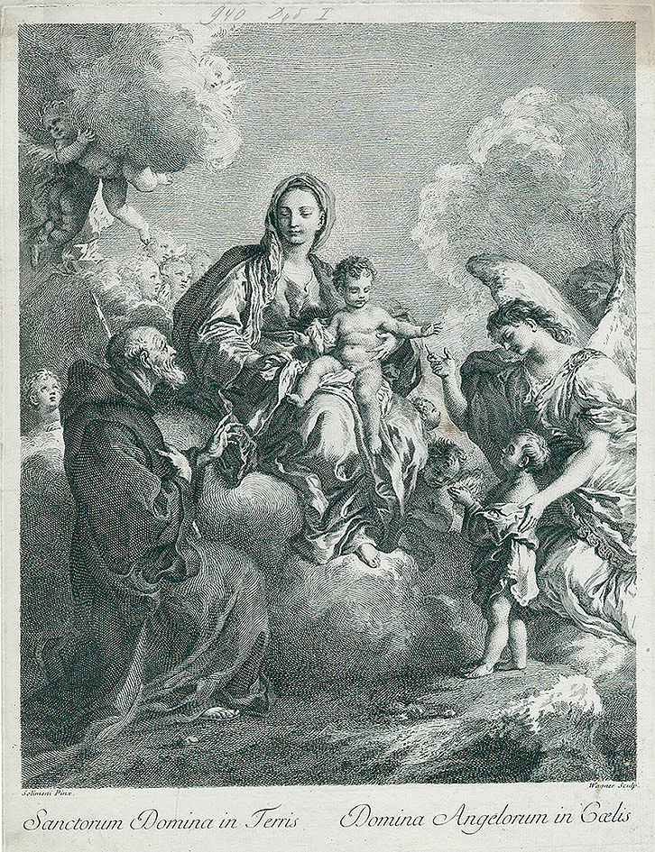 Мадонна с младенцем и Франциском Паолийским, 1739–1786-е годы 