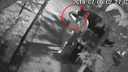 Метнул не целясь: видео нападения на туристку из Чехии у бара на улице Романова