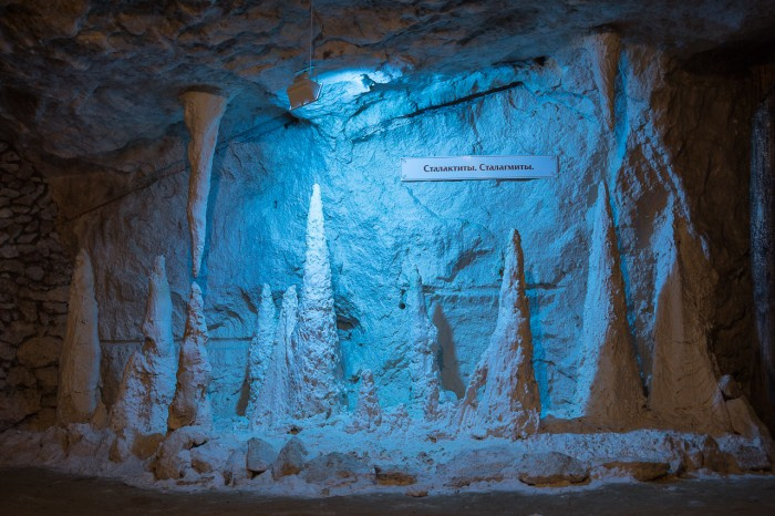 Уникальный музей в гипсовых шахтах