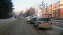 Семь машин разбились на одном участке дороги в Первомайском районе