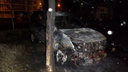 Ночью в Архангельске горело два автомобиля