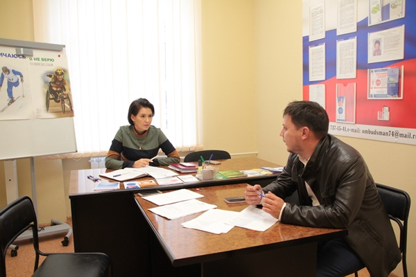 Дмитрий Михайлов на днях побывал на приёме у уполномоченного по правам человека в Челябинской области