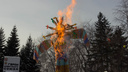 Новосибирский зоопарк решил сжечь большое чучело на Масленицу