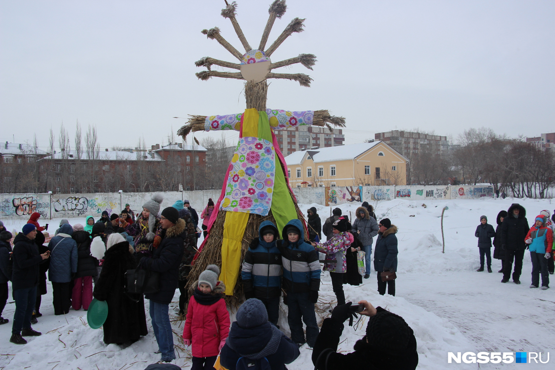 Сжигание чучела томск