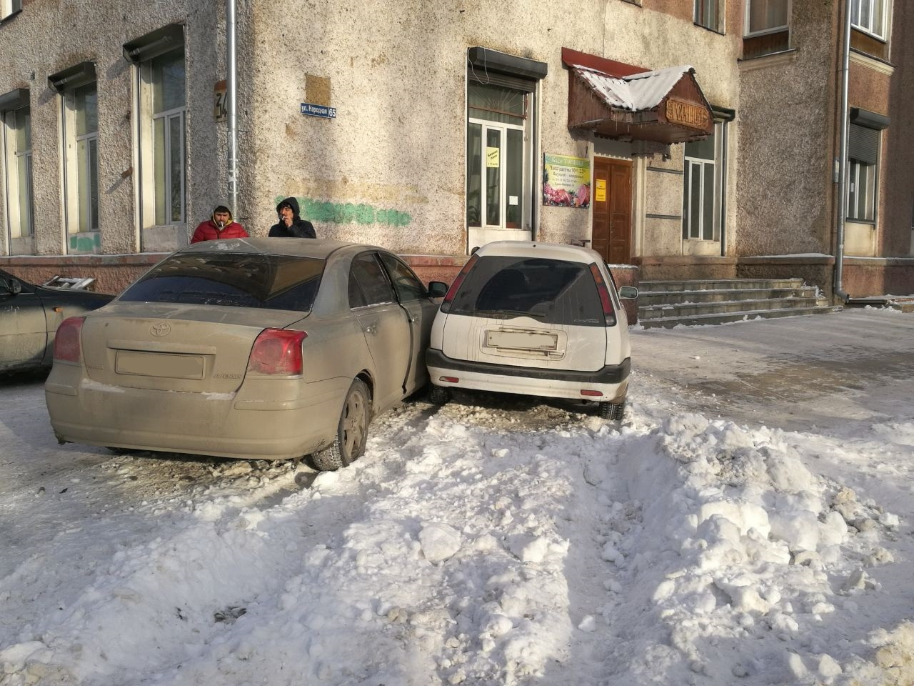 Авария случилась недалеко от пересечения улиц Народной и Театральной