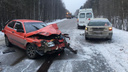 В Челябинской области автомобилистка устроила тройное ДТП