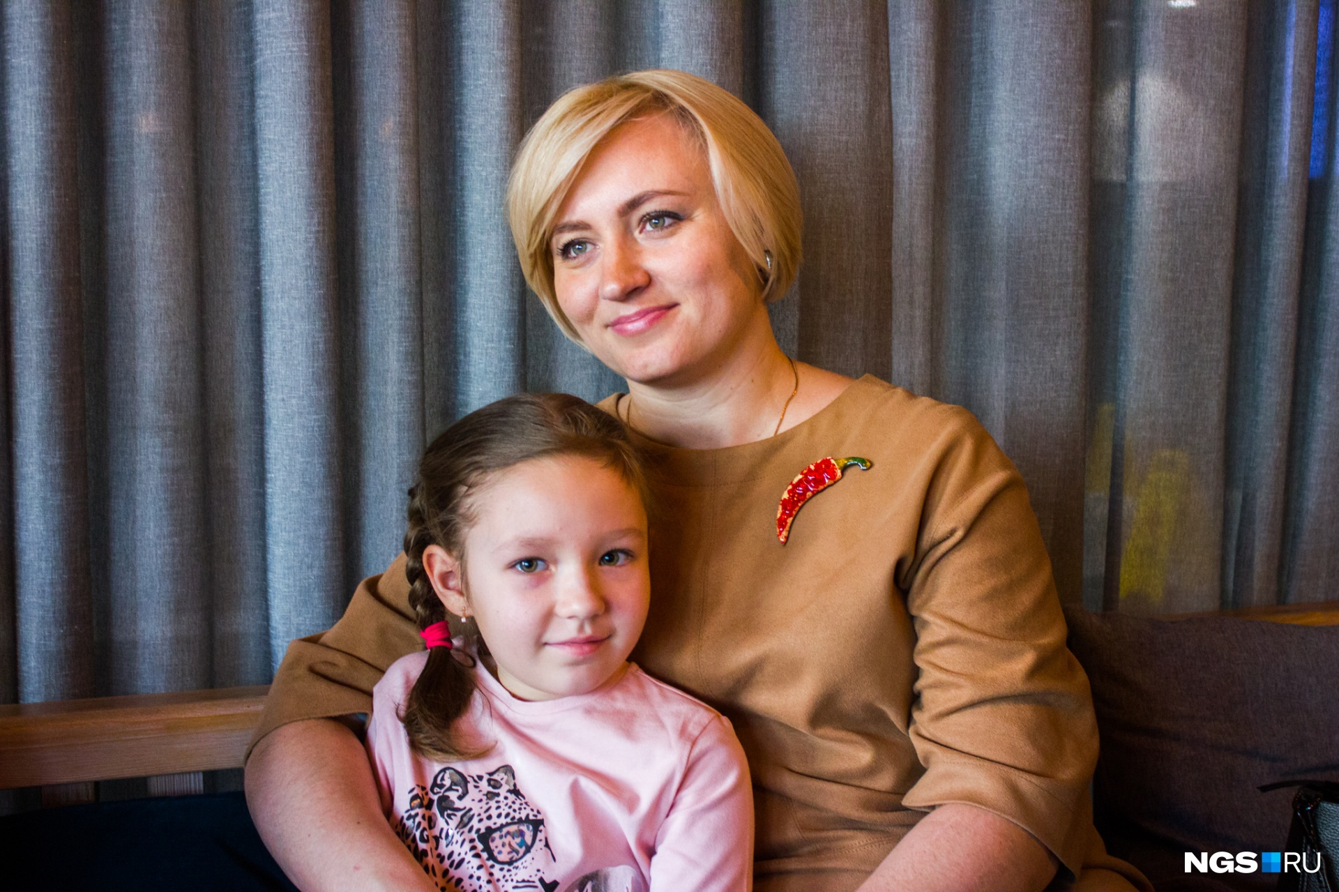 Тася и ее мама. Для пересадки семья ездила из Новосибирска в Екатеринбург