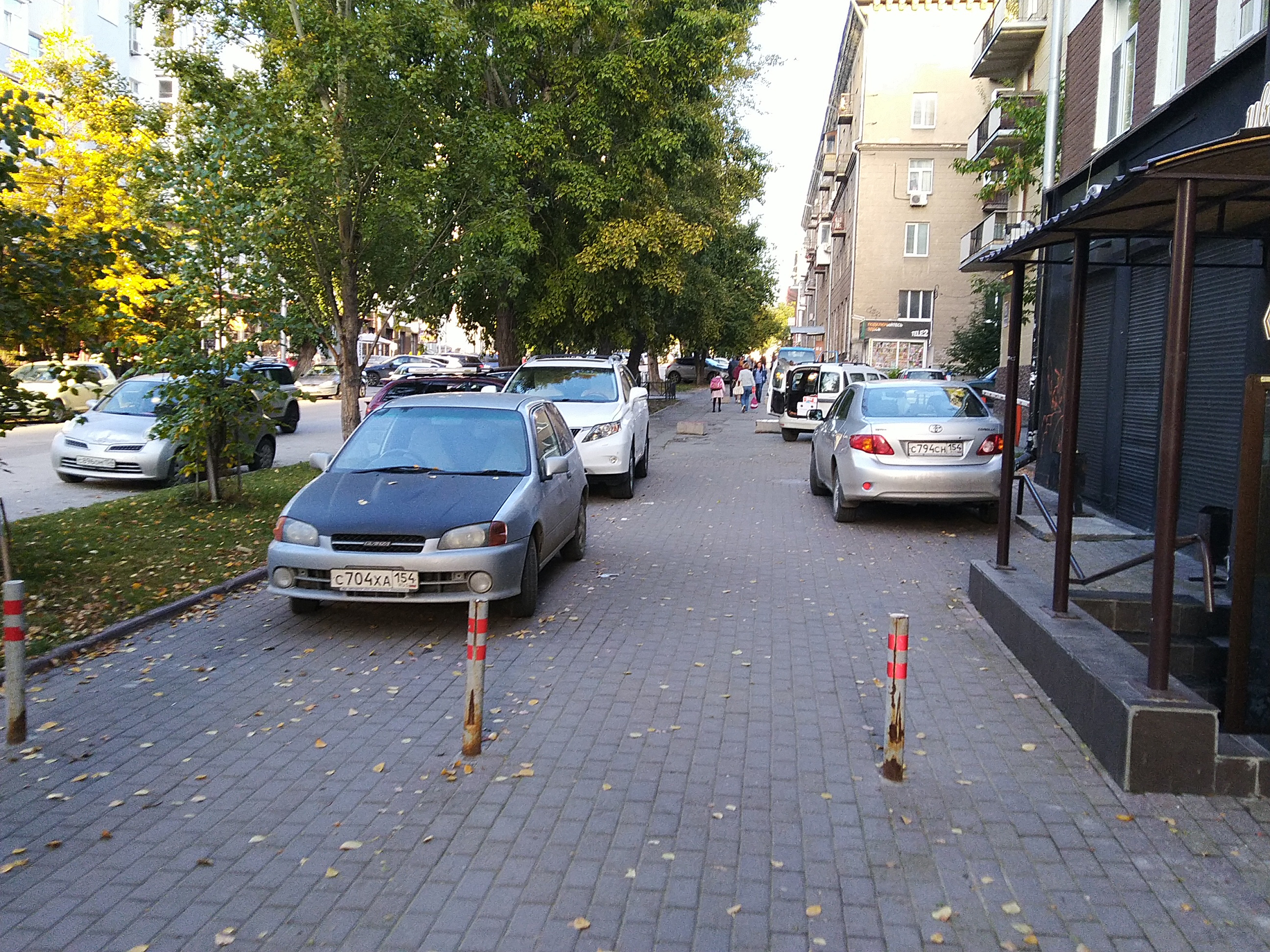 Пешеходная зона на улице Ленина