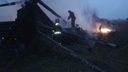 От дома остались угли: в Ярославской области в крупном пожаре пострадал человек